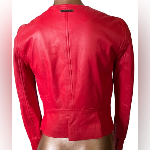 Armani Buttery Soft Leather Moto Jacket - Picture 5 of 15